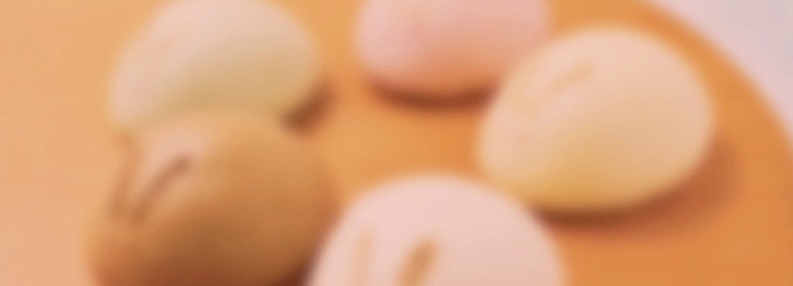 うさぎのお饅頭が並んでいる様子